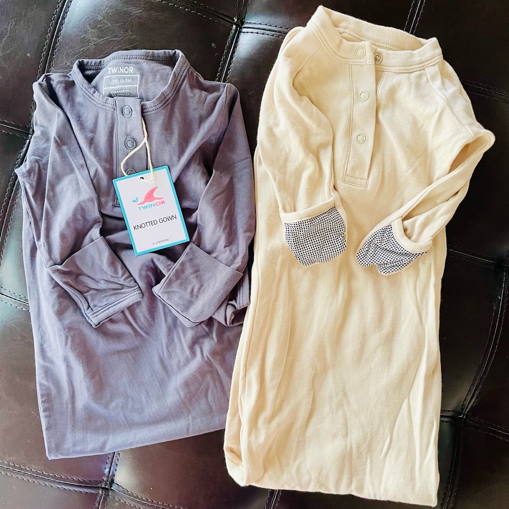 NWT Bamboo Knotted Gown Bundle